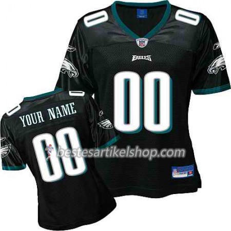 Damen Philadelphia Eagles Trikot Schwarz - Personalisiert